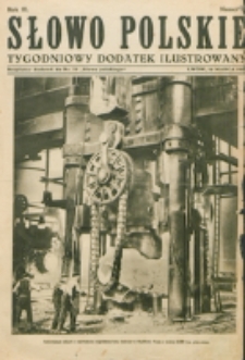 Słowo Polskie : tygodniowy dodatek ilustrowany. R. 3, nr 11 (1927). : bezpłatny dodatek do Nr 73 "Słowa Polskiego