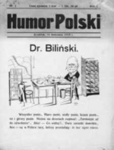 Humor Polski. R. 1, nr 1 (1919)