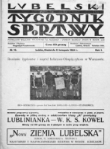 Lubelski Tygodnik Sportowy. R. 1, nr 10 (1924)