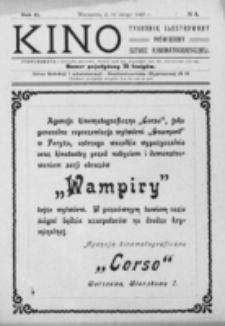 Kino : pismo ilustrowane poświęcone sztuce kinematograficznej i pokrewnym. R. 2, nr 8 (19 lutego 1920)