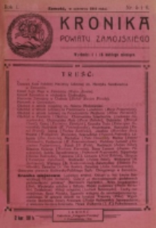 Kronika Powiatu Zamojskiego. R. 1, nr 5/6 (1918)
