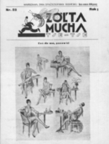 Żółta Mucha Tse-Tse. R. 1, nr 23 (2 października 1929)