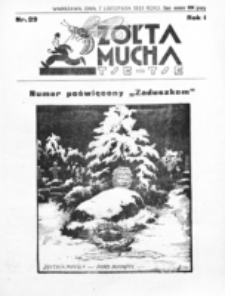 Żółta Mucha Tse-Tse. R. 1, nr 29 (7 listopada1929)