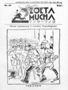 Żółta Mucha Tse-Tse. R. 1, nr 30 (13 listopada 1929)