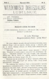 Wiadomości Diecezjalne Lubelskie, R. 1, nr 2 (1919)