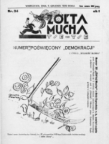 Żółta Mucha Tse-Tse. R. 1, nr 34 (5 grudnia 1929)