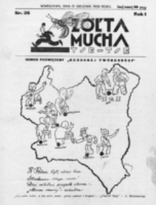 Żółta Mucha Tse-Tse. R. 1, nr 36 (12 grudnia 1929)