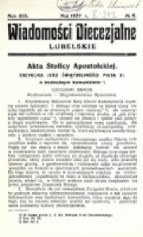Wiadomości Diecezjalne Lubelskie. R. 19, nr 6/7 (1937)