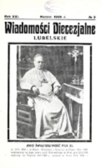 Wiadomości Diecezjalne Lubelskie. R. 21, nr 4 (1939)