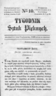 Tygodnik Sztuk Pięknych. nr 10 (1840)