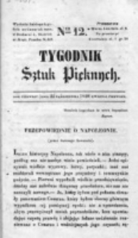 Tygodnik Sztuk Pięknych. nr 12 (1840)