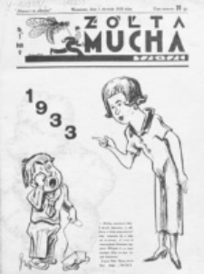 Żółta Mucha Tse-Tse. R. 5, nr 1 (1 stycznia 1933)