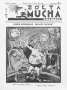 Żółta Mucha Tse-Tse. R. 5, nr 3 (15 stycznia 1933)