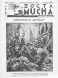 Żółta Mucha Tse-Tse. R. 5, nr 5 (29 stycznia 1933)