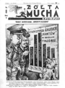 Ż&oacute;łta Mucha Tse-Tse. R. 5, nr 8 (19 lutego 1933)
