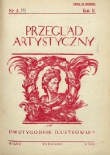 Przegląd Artystyczny. R. 2, nr 3 (1926)