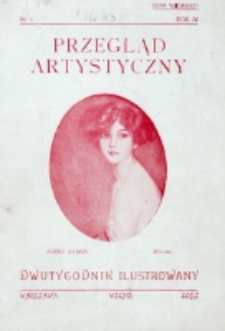 Przegląd Artystyczny. R. 4, nr 1 (1928)