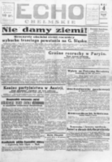 Echo Chełmskie. R. 1, nr 6 (4 maj 1934)
