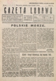 Gazeta Ludowa : wychodzi na każdą niedzielę. R. 6, nr 6 (1920)