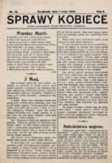 Sprawy Kobiece. R. 2, nr 18 (1926)