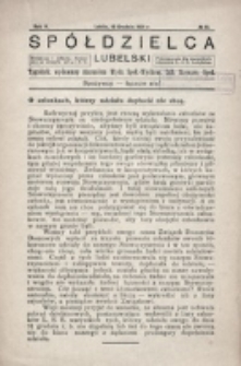 Spółdzielca Lubelski. R. 5, nr 51 (1921)