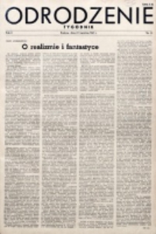 Odrodzenie : tygodnik. R. 2, nr 21 (22 kwietnia 1945)