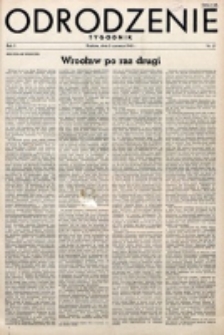 Odrodzenie : tygodnik. R. 2, nr 27 (3 czerwca 1945)
