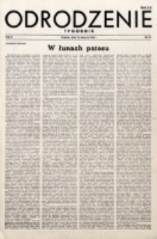 Odrodzenie : tygodnik. R. 2, nr 39 (26 sierpnia 1945)
