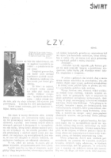 Świat : [pismo tygodniowe ilustrowane poświęcone życiu społecznemu, literaturze i sztuce. R. 1 (1906), nr 15 (14 kwietnia)