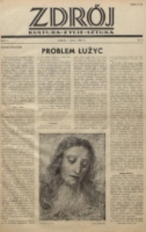 Zdrój : kultura - życie - sztuka. R. 2, nr 9 (1 maja 1946)