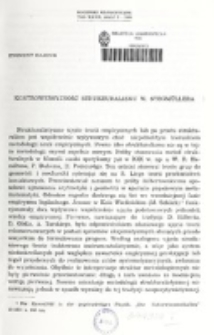 Kontrowersyjność strukturalizmu W. Stegmüllera / Zygmunt Hajduk.