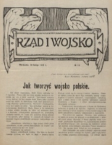 Rząd i Wojsko. 1916, nr 10 (10 lutego)
