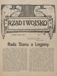 Rząd i Wojsko. 1916, nr 14 (30 marca)