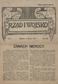 Rząd i Wojsko. R. 4 (1919), nr 2=33 (12 stycznia)