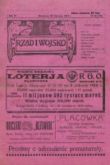 Rząd i Wojsko. R. 4 (1919), nr 26=57 (29 czerwca)
