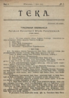 Teka. R. 1 (1917), nr 3 (6 lipca)