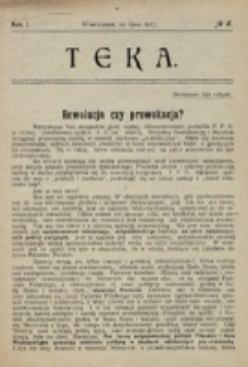 Teka. R. 1 (1917), nr 6 (19 lipca)