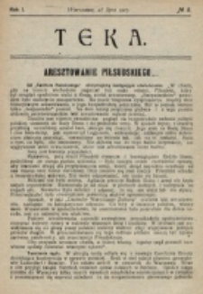 Teka. R. 1 (1917), nr 8 (28 lipca)