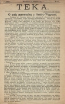 Teka. R. 1 (1917), nr 17 (22 listopada)