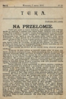 Teka. R. 2 (1918), nr 21 (7 marca)