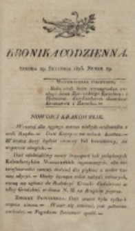 Kronika Codzienna. 1823, nr 29 (29 stycznia)