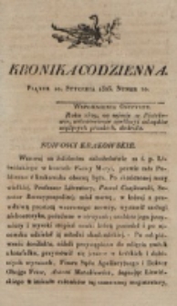 Kronika Codzienna. 1823, nr 10 (10 stycznia)