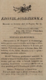 Kronika Codzienna. 1823, nr 45 (14 lutego)