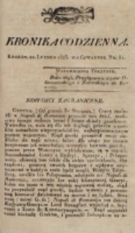 Kronika Codzienna. 1823, nr 51 (20 lutego)