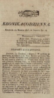 Kronika Codzienna. 1823, nr 74 (15 marca)