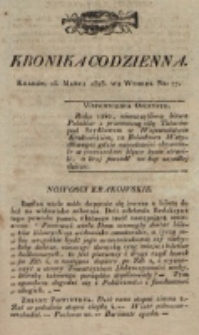 Kronika Codzienna. 1823, nr 77 (18 marca)