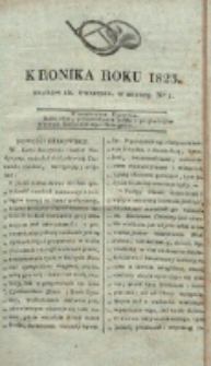 Kronika Roku 1823, nr 1