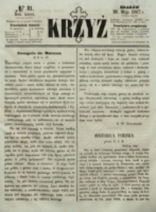 Krzyż. R. 3 (1867), nr 21