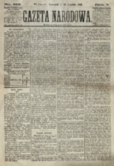 Gazeta Narodowa. R. 5, nr 292 (20 grudnia 1866)