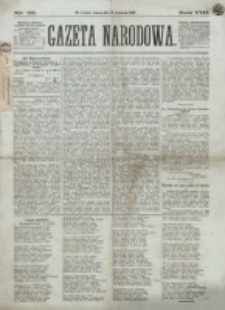 Gazeta Narodowa. R. 8, nr 311 (27 listopada 1869)